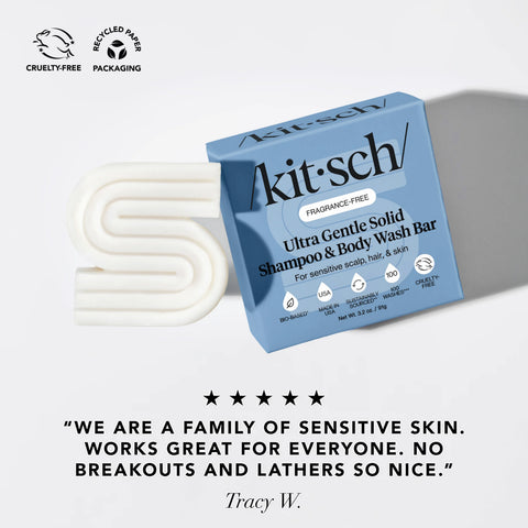 Ultra Sensitive Shampoo & Body Wash Bar Fragrance Free