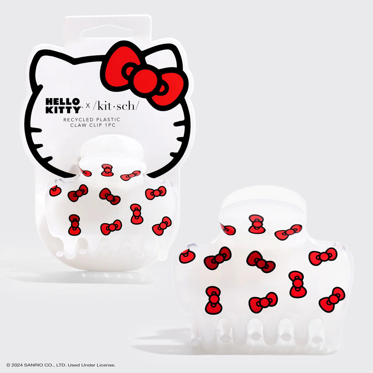 Hello Kitty x Kitsch Recycled Plastic Claw Clip  - Kitty Bows