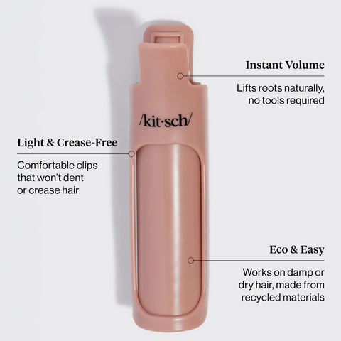 Hair Volumizing Clips in Terracotta