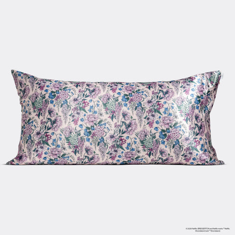 Bridgerton x Kitsch Satin Pillowcase in Wisteria 4 Pack - King