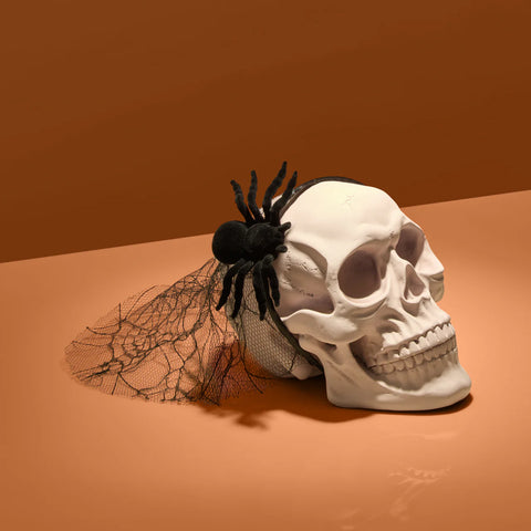 Spiderweb Veil Headband