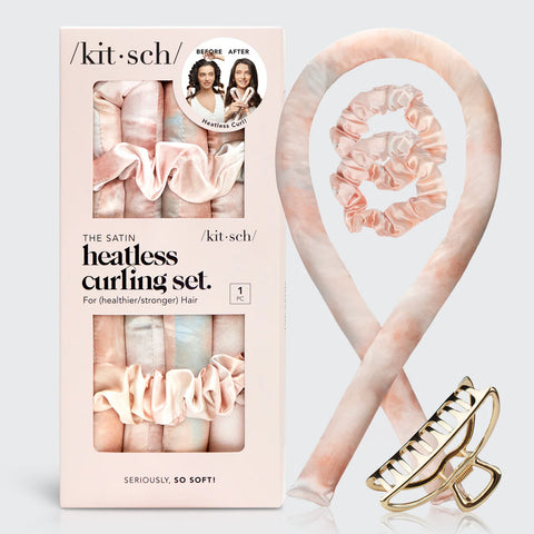 Satin Heatless Hair Curler Bundle