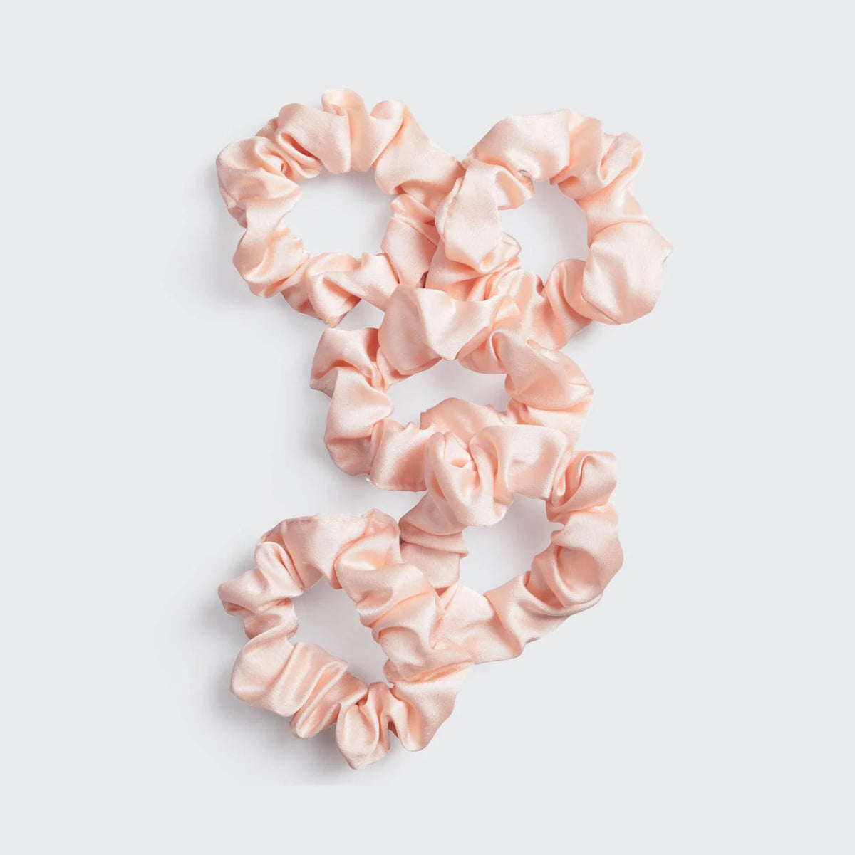 Satin Sleep Scrunchies - Blush