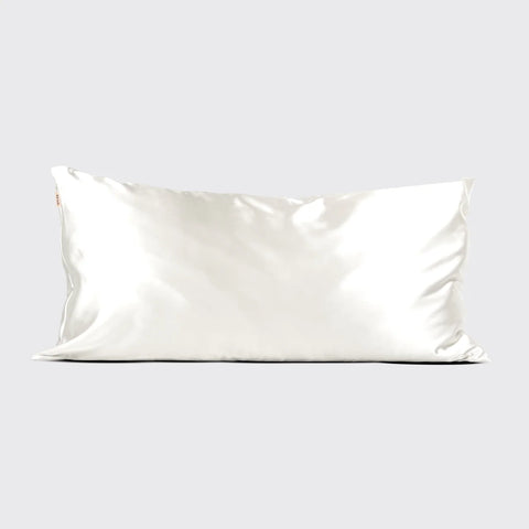 Satin Pillowcase in Ivory - King