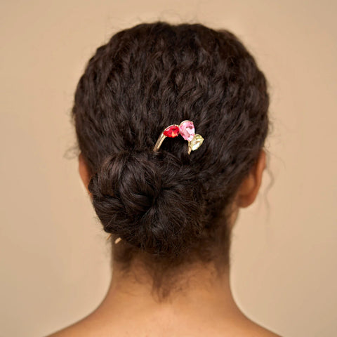 Gemstone French Hair Pin