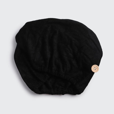 Microfiber Hair Towel - Black