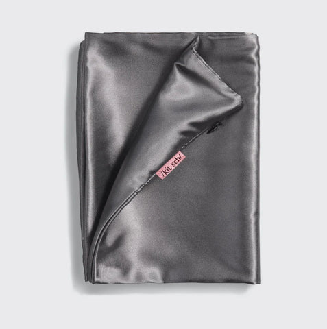 Satin Pillowcase in Charcoal 2 Pack