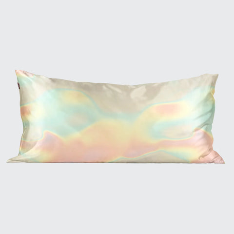 Satin Pillowcase in Aura 4 Pack - King