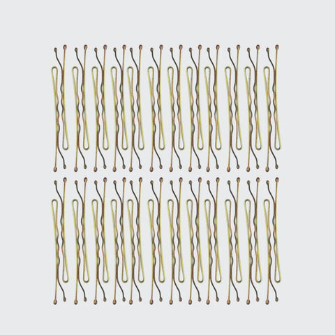 Brown Bobby Pins 45pc Set