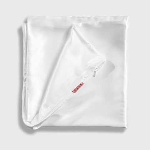 Satin Pillowcase in Ivory 4 Pack - King