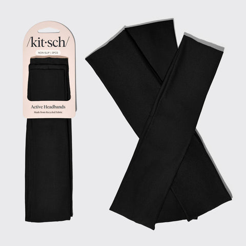 Black Active Headbands